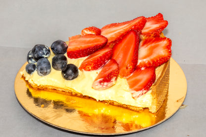 Tartaleta de crema y fruta