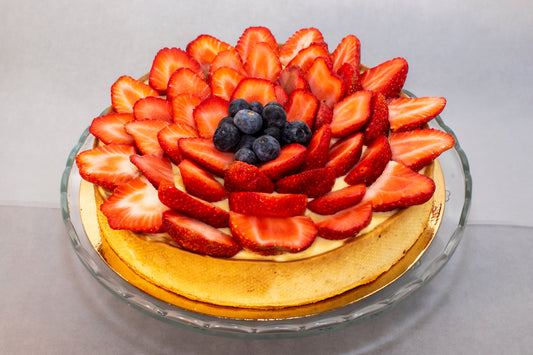 Tartaleta de crema y fruta