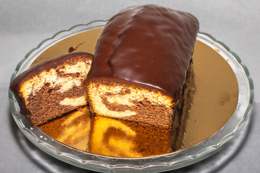 Cake marmolado de chocolate y vainilla